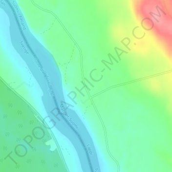 Karhunkierros topographic map, elevation, terrain
