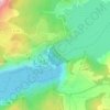 Barrage de Serre-Ponçon topographic map, elevation, terrain
