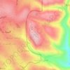 Psagot topographic map, elevation, terrain