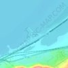 Great Salt Lake State Park topographic map, elevation, terrain