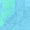 Klet topographic map, elevation, terrain