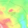 Great Zimbabwe Ruins Nationalpark topographic map, elevation, terrain