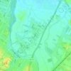Kefar HaNagid topographic map, elevation, terrain
