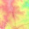 Moyale topographic map, elevation, terrain