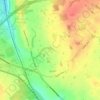 Keckwick Brook topographic map, elevation, terrain