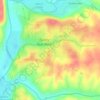 Turkey Run topographic map, elevation, terrain