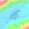 Merzbacher Lake topographic map, elevation, terrain