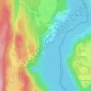 Plage de Bellecin topographic map, elevation, terrain