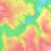 Barrage de Rochebut topographic map, elevation, terrain