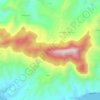 Pinamucan topographic map, elevation, terrain