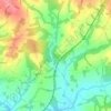 Wilding Wood topographic map, elevation, terrain