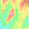 Odzi topographic map, elevation, terrain
