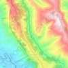 Yanze topographic map, elevation, terrain