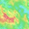 Lac de Coufesse topographic map, elevation, terrain