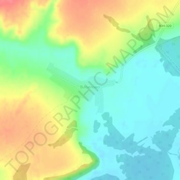 Василово topographic map, elevation, terrain