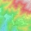 双龙风景名胜区 topographic map, elevation, terrain