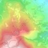 Montagna dei Fiori topographic map, elevation, terrain