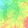 Kiryat Gat topographic map, elevation, terrain
