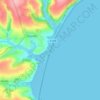 Slapton Sands topographic map, elevation, terrain