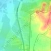 Bat Hefer topographic map, elevation, terrain