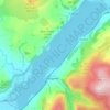 Bala Lake topographic map, elevation, terrain