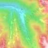 Valle Meta topographic map, elevation, terrain