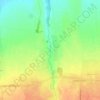 Ysyk-Ata River topographic map, elevation, terrain
