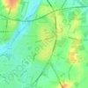 Badsey Lane Nature Reserve topographic map, elevation, terrain