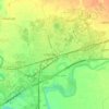 Samtredia topographic map, elevation, terrain