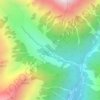 Tchalaati topographic map, elevation, terrain