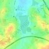 Begur Lake topographic map, elevation, terrain