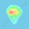 Lubid Island topographic map, elevation, terrain