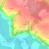 Деревеньки topographic map, elevation, terrain