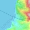 Sarpi topographic map, elevation, terrain