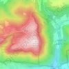 Kamon topographic map, elevation, terrain