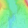 Cleveland Dam topographic map, elevation, terrain