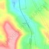 Польский topographic map, elevation, terrain