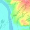 Новобедеево topographic map, elevation, terrain