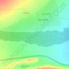 Kochkor River topographic map, elevation, terrain