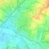 Kiryat Ekron topographic map, elevation, terrain