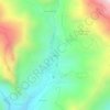 Palca topographic map, elevation, terrain