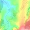 Малое Сескино topographic map, elevation, terrain