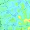Sarovaram Bio Park topographic map, elevation, terrain