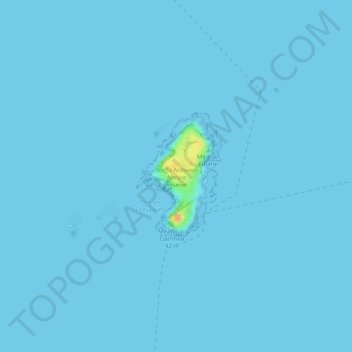 Staffa topographic map, elevation, terrain