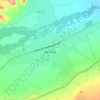 Kochkor topographic map, elevation, terrain