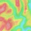 Black Esk topographic map, elevation, terrain