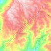 Al Salt topographic map, elevation, terrain