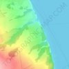 Кзыл-Байрак topographic map, elevation, terrain