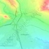 Marneuli topographic map, elevation, terrain
