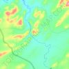 Angwa River topographic map, elevation, terrain